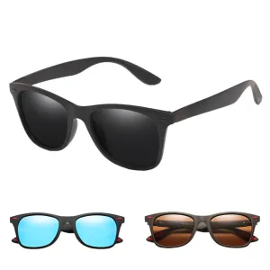 2023 QUICK Polarized Sunglasses Silver Men Women Driving Shades Male Vintage Sun Glasses Spuare Mirror Summer UV400 Colors Gift