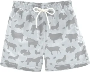 Aflyko Boys' Board Short Girls Swimming Trunk Bathing Suit Swimwear All Day Shorts