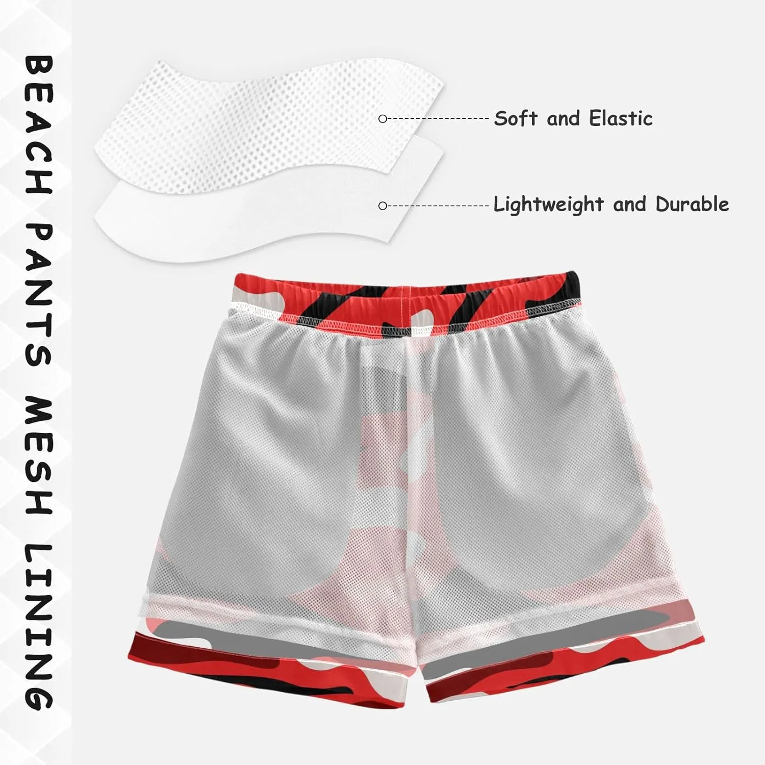 Aflyko Boys' Board Shorts Fun Swim Trunk Beach Swimwear Tropical Bathing Suit