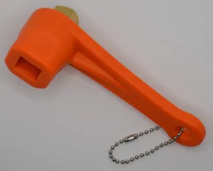 Boat Plug Holder, Reminder, Installer and Remover Tool, for 1/2" NPT Plugs. Includes Spare Plug.