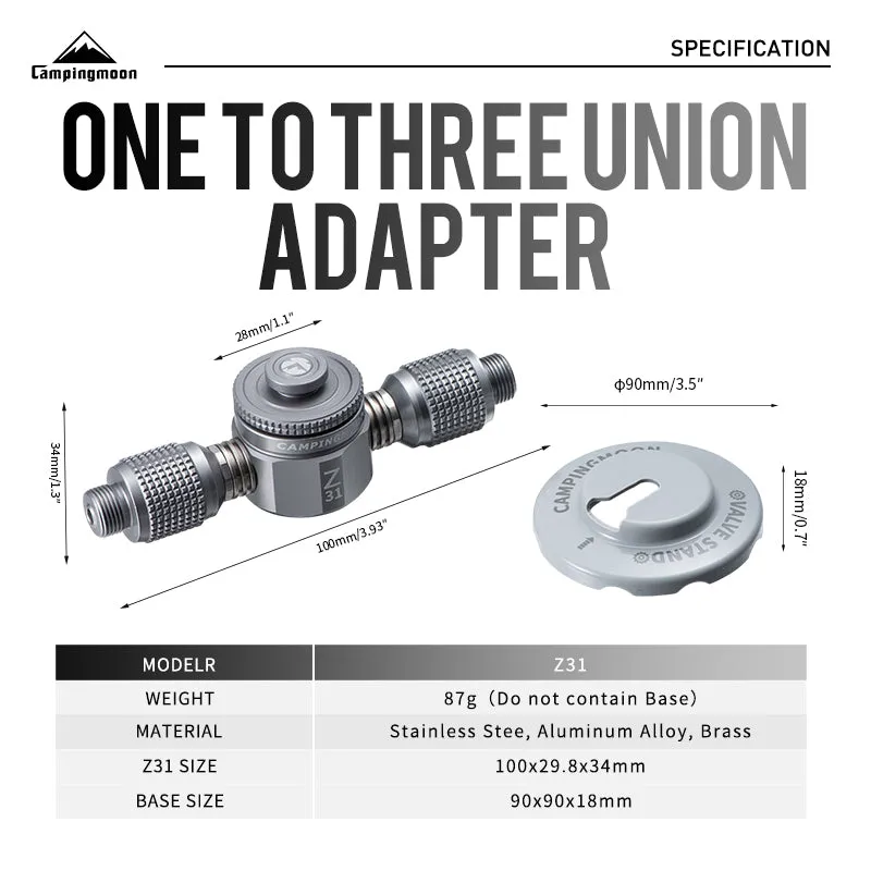 CampingMoon 3-Way Adapter Z31