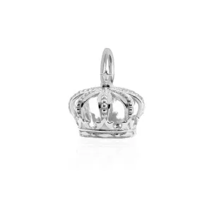 Crown Charm Silver