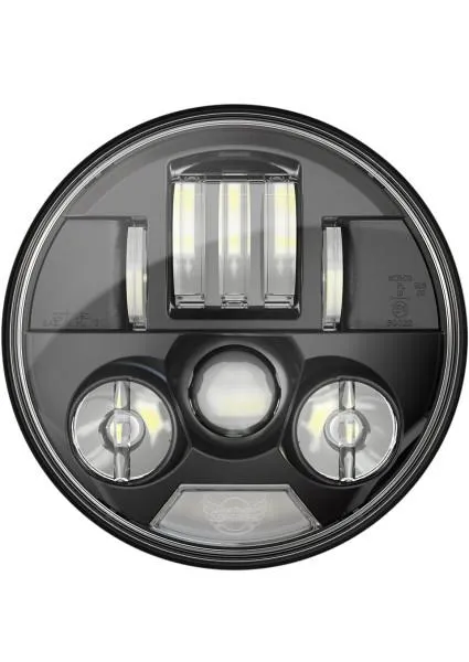Custom Dynamics 7 Inch ProBEAM LED Headlamp for Indian (Black)