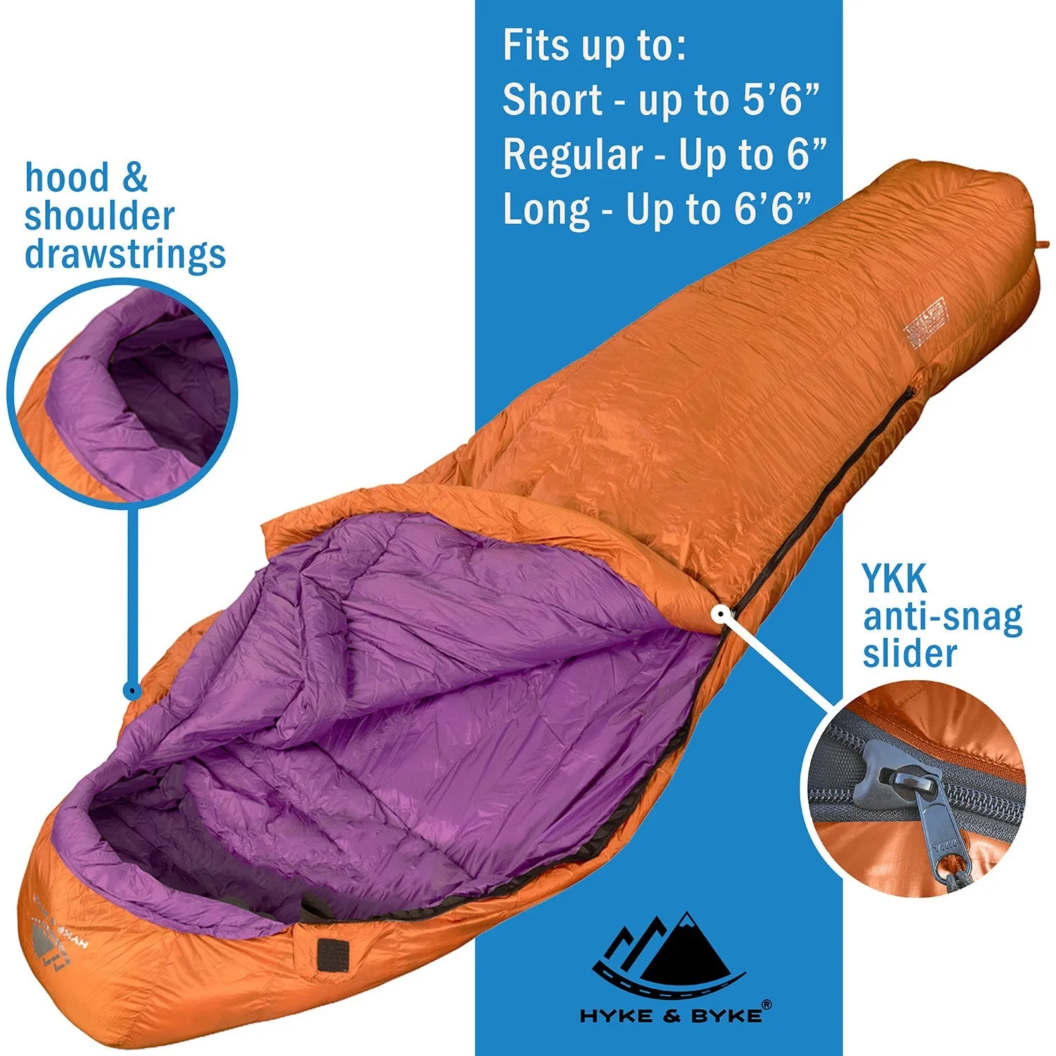 Eolus -10°C Ultralight 800FP Goose Down Sleeping Bag