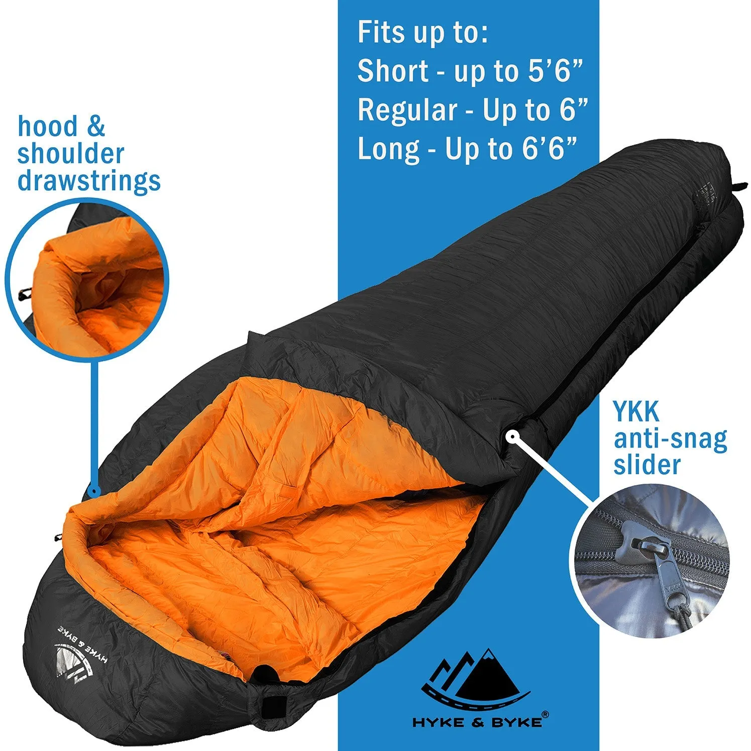 Eolus -10°C Ultralight 800FP Goose Down Sleeping Bag