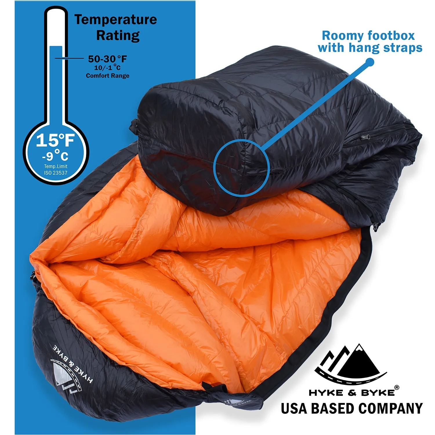 Eolus -10°C Ultralight 800FP Goose Down Sleeping Bag