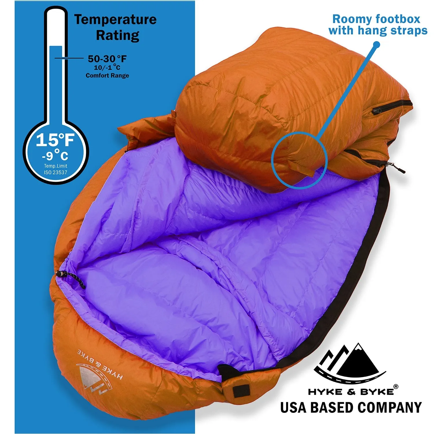 Eolus -10°C Ultralight 800FP Goose Down Sleeping Bag