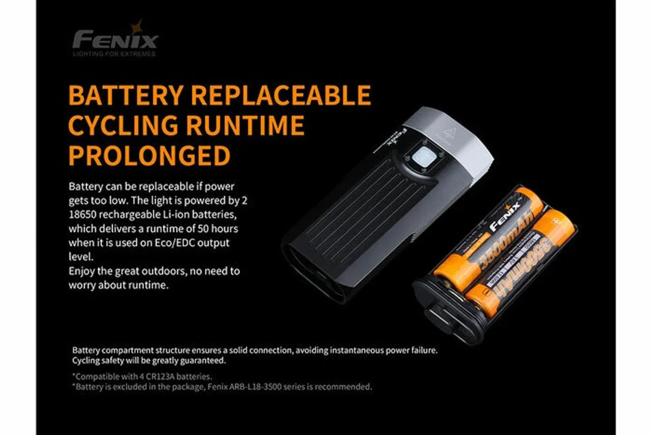 Fenix BC30R V2.0 2200 Lumen Bike Light w/ Wireless Remote 2 * LUMINUS SST-40-N5 LED