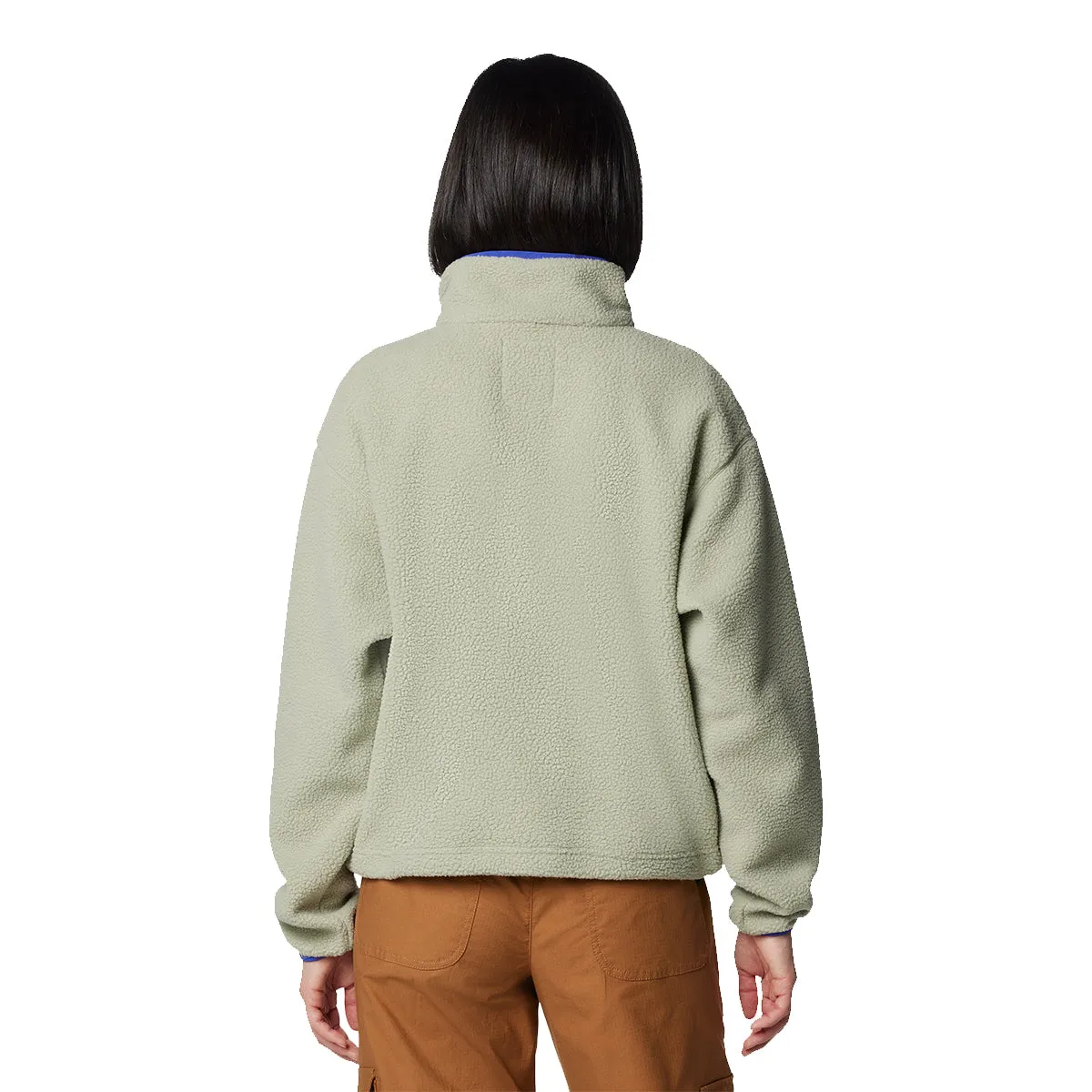 Helvetia™ II Cropped Half Snap Fleece - Safari