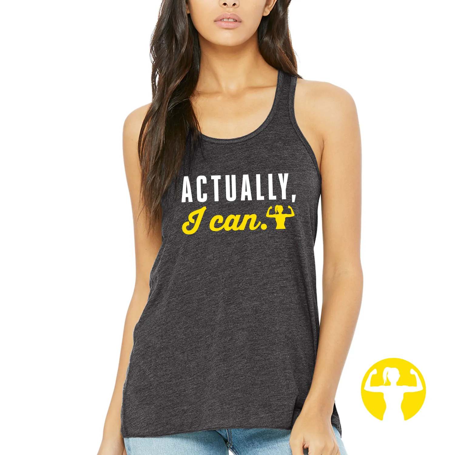 It's a Great Day to Be Alive - Flowy Racerback Tank