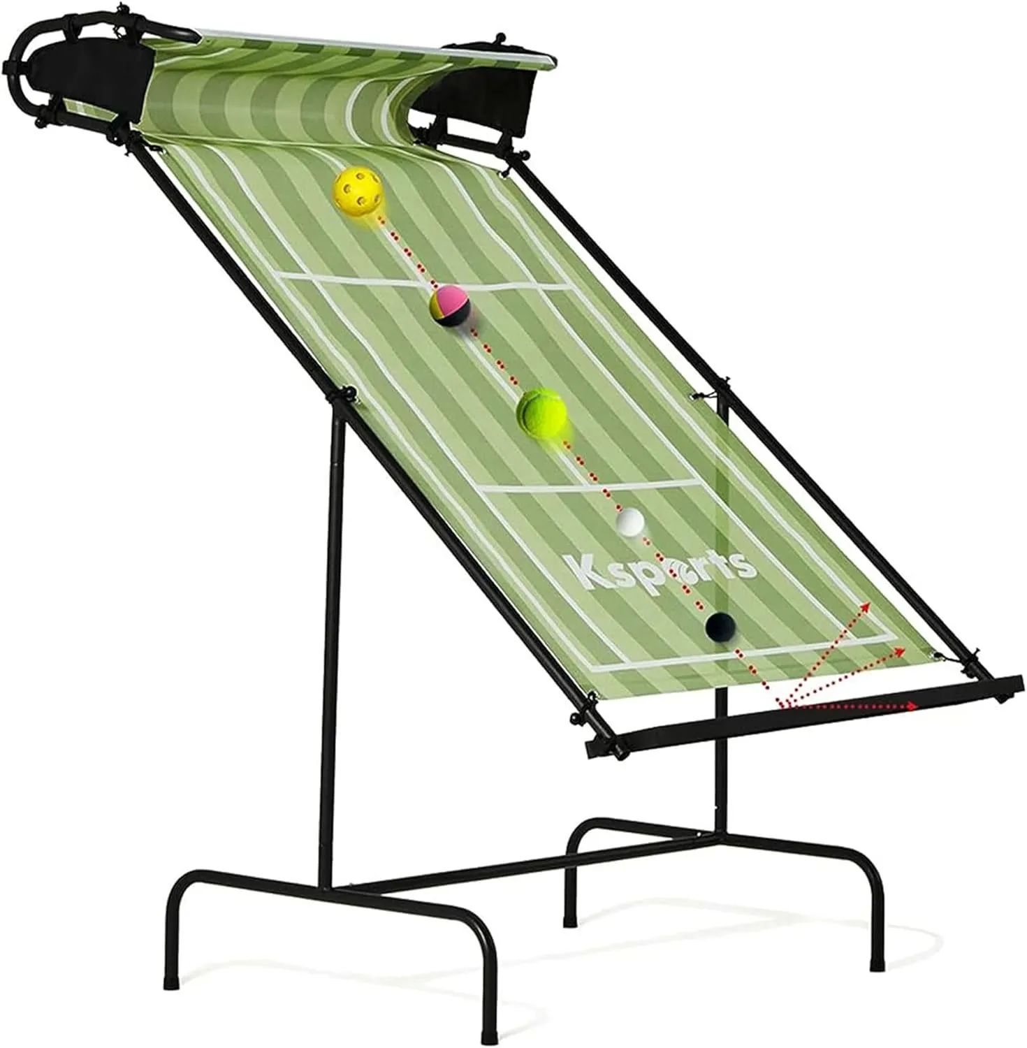 Ksports Tennis Rebounder Net  Multi Racket Sports Trainer for Tennis, Pickleball, Padel, Squash & Racquetball  Quick Assembly, Portable with Carry Bag
