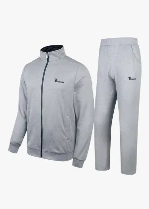 Men's Athletic Casual Full Zip Suit - Solid Color
