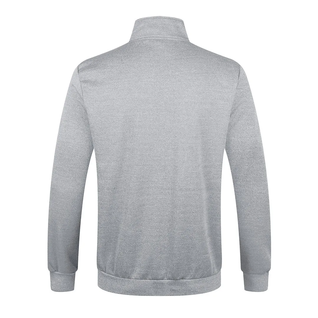 Men's Athletic Casual Full Zip Suit - Solid Color