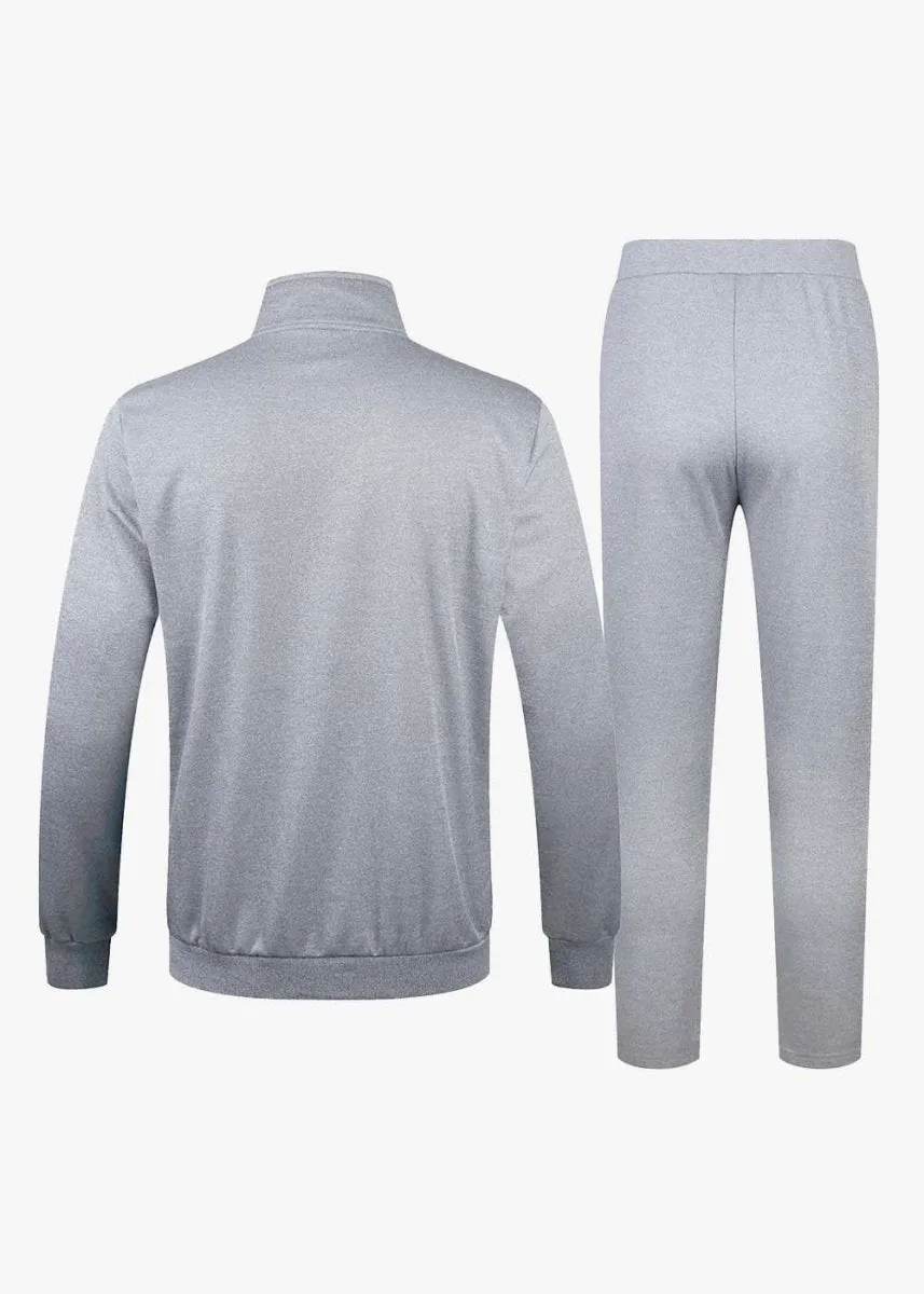 Men's Athletic Casual Full Zip Suit - Solid Color