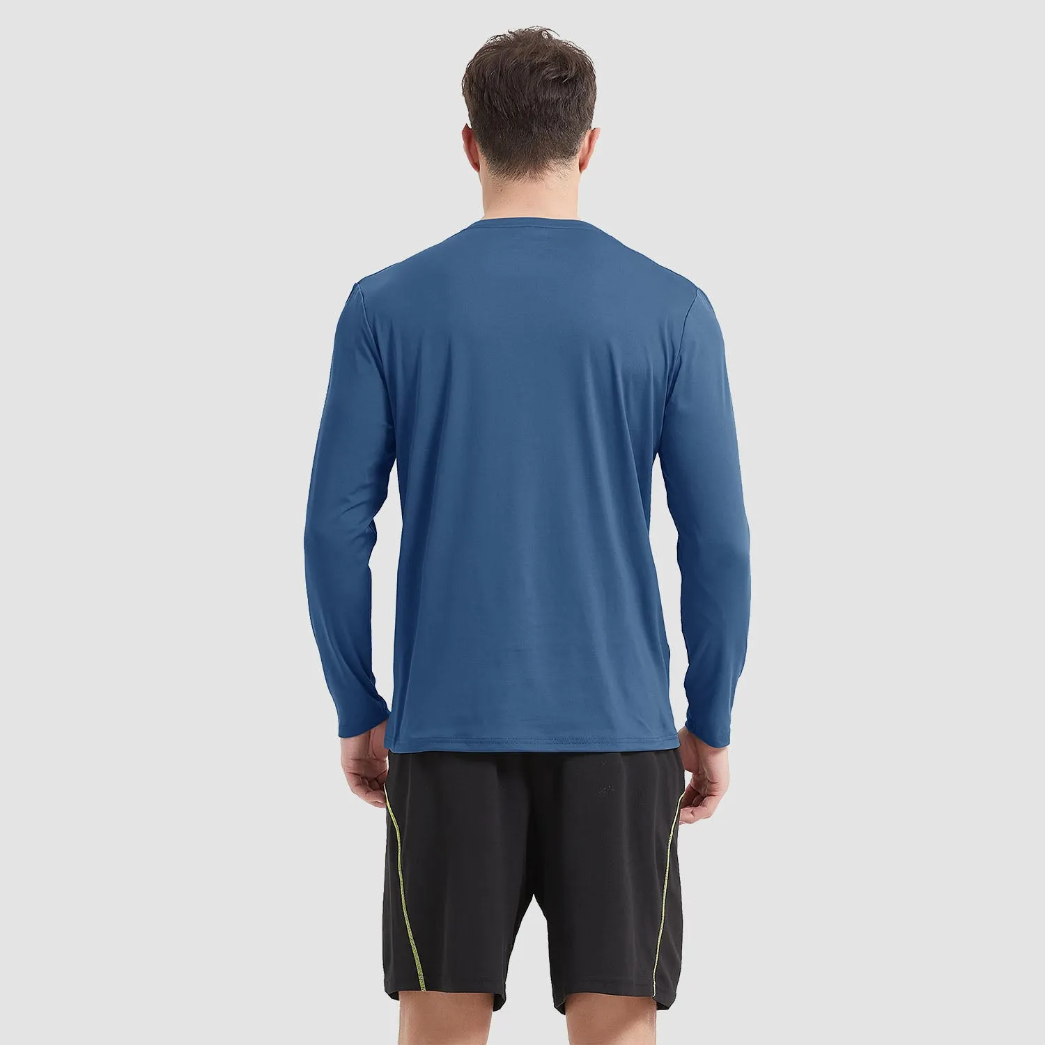 Men's UPF 80  Long Sleeve Shirts UV Sun Protection Shirt Running Fishing Quick Dry Rash Guard Shirts