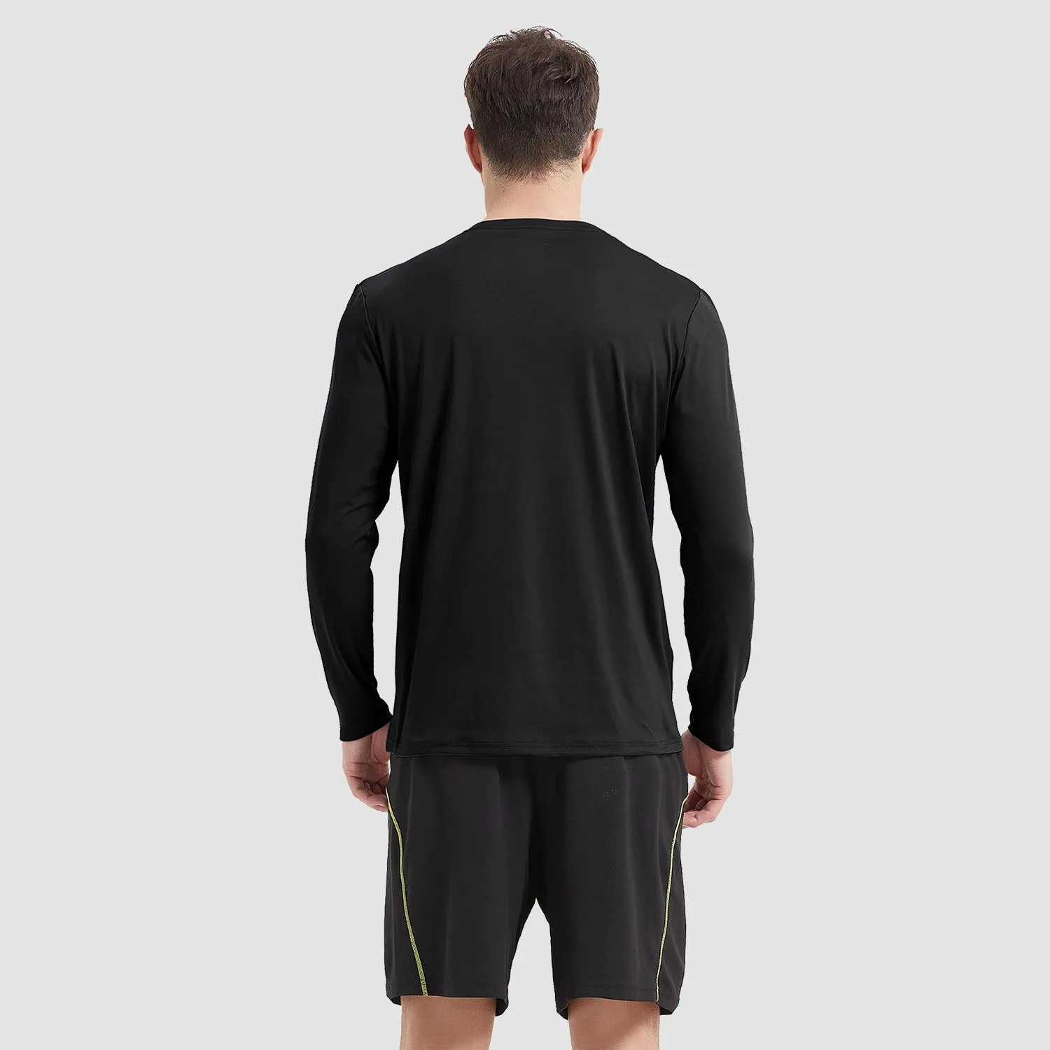 Men's UPF 80  Long Sleeve Shirts UV Sun Protection Shirt Running Fishing Quick Dry Rash Guard Shirts