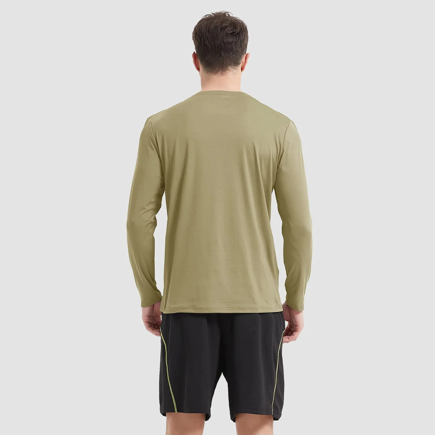 Men's UPF 80  Long Sleeve Shirts UV Sun Protection Shirt Running Fishing Quick Dry Rash Guard Shirts