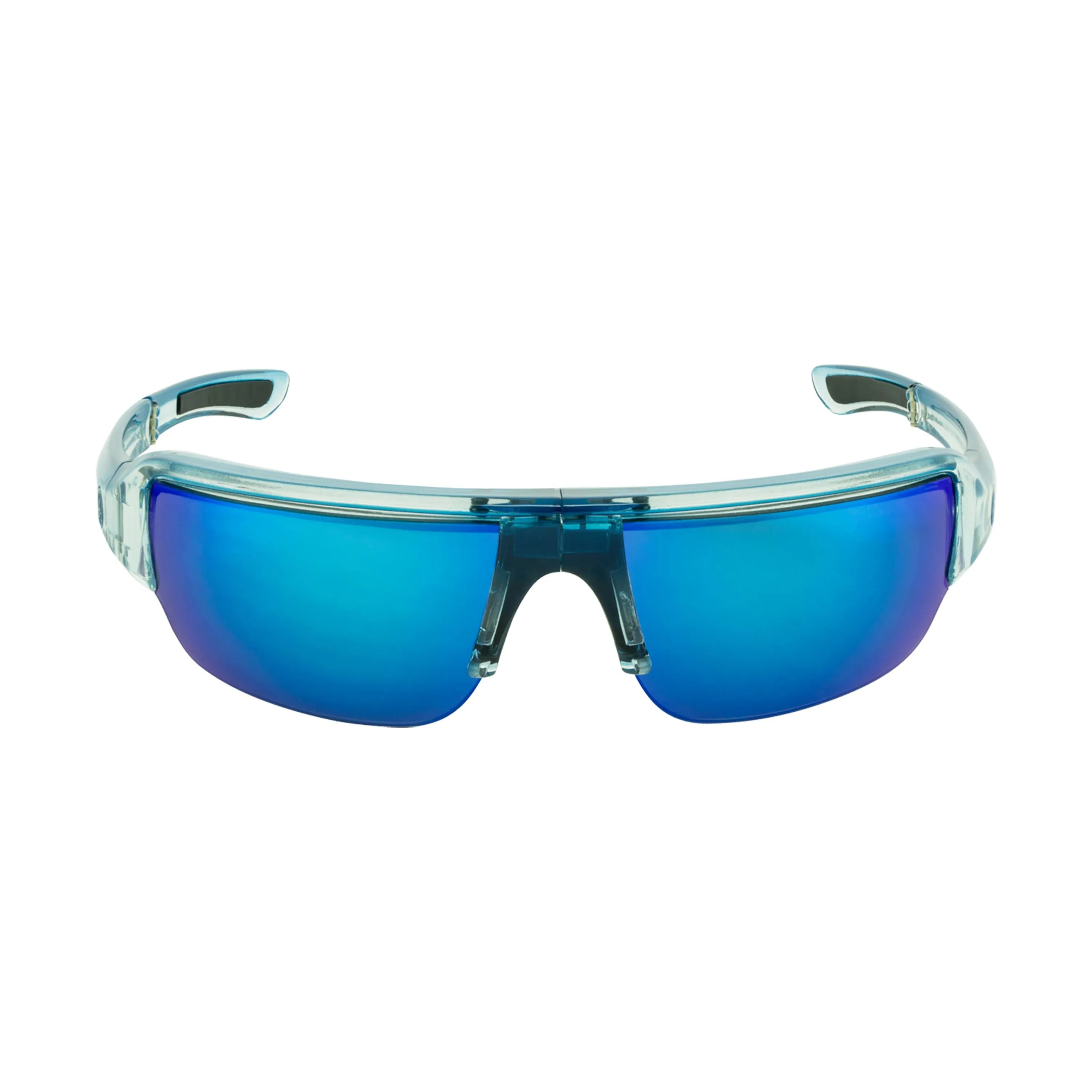 POPGUN | Polarized, Gloss Blue/Clear Crystal, Blue Mirror