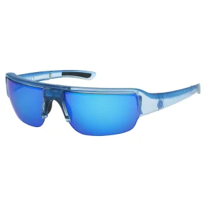 POPGUN | Polarized, Gloss Blue/Clear Crystal, Blue Mirror