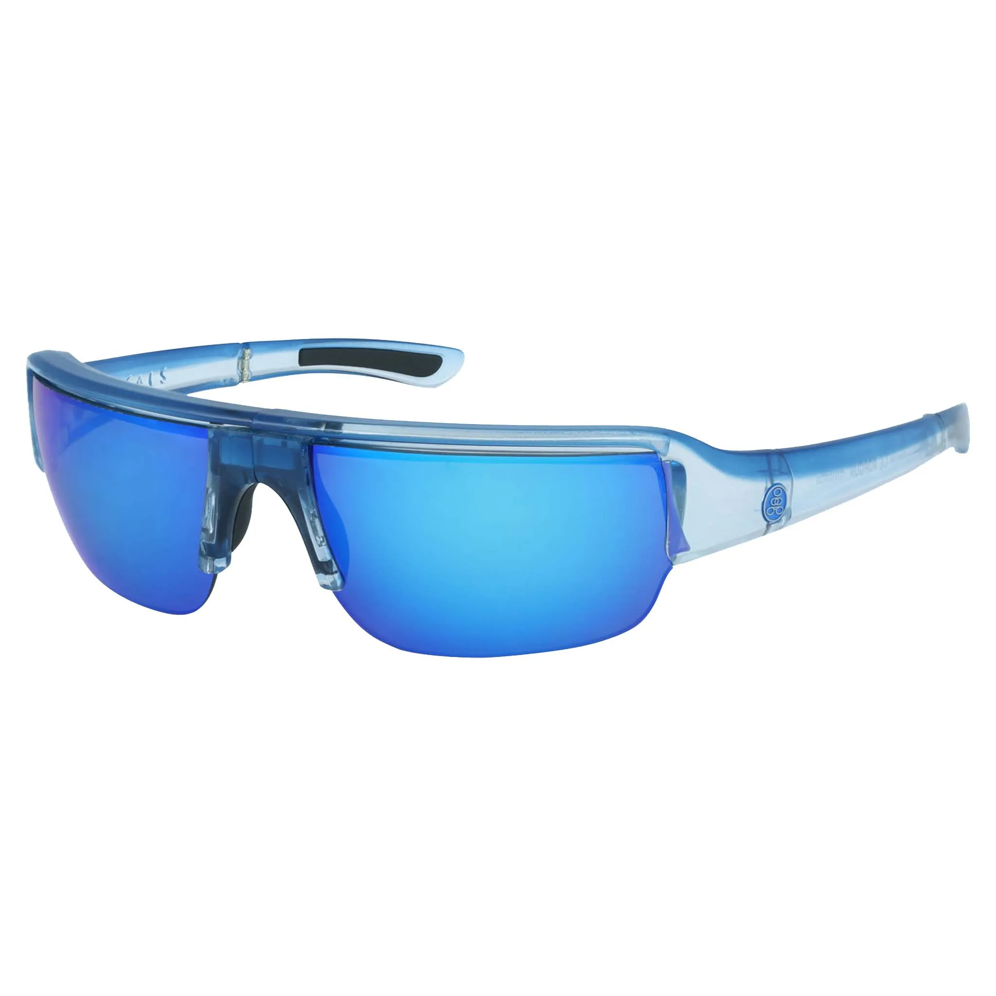 POPGUN | Polarized, Gloss Blue/Clear Crystal, Blue Mirror