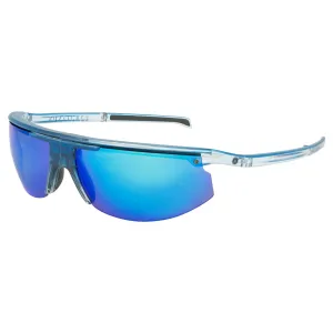 POPSTAR | Polarized, Gloss Blue/Clear Crystal, Blue Mirror, Small