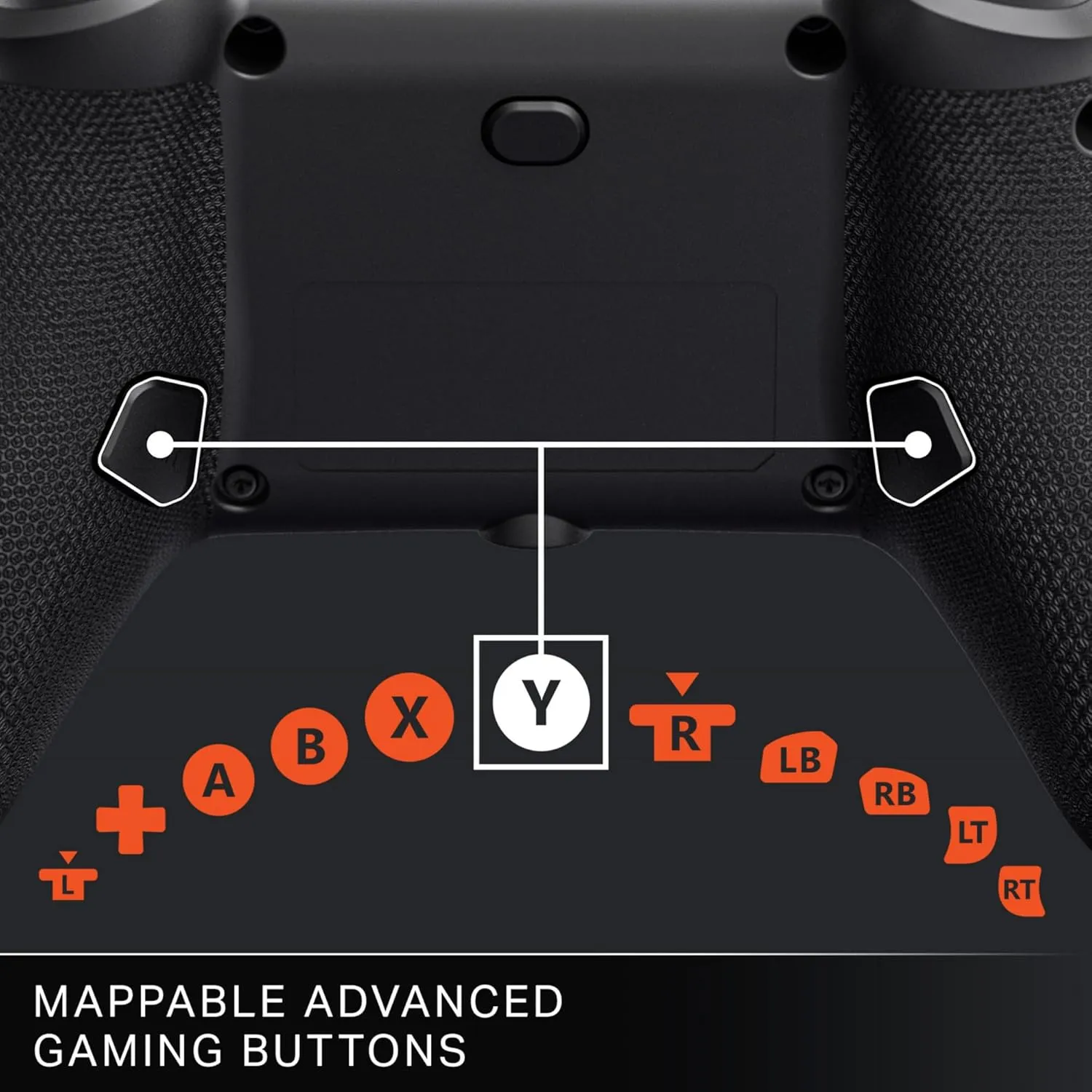 PowerA Advantage Plus Wired Controller for Xbox Series X|S - Black, officially licensed, adjustable height thumbsticks, hall effect, mappable buttons, works with Xbox One and Windows 10/11 PC