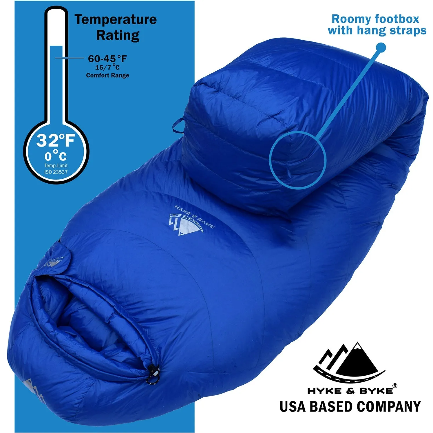 Shavano 0°C Ultralight 650FP Down Sleeping Bag