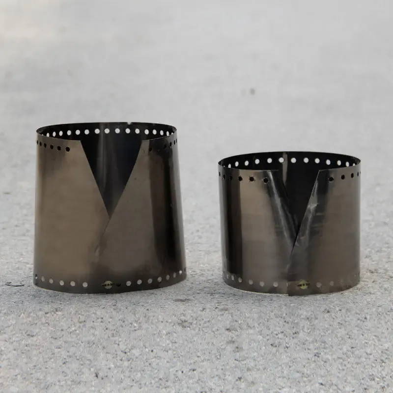 Titanium Windshield for Camping Stoves