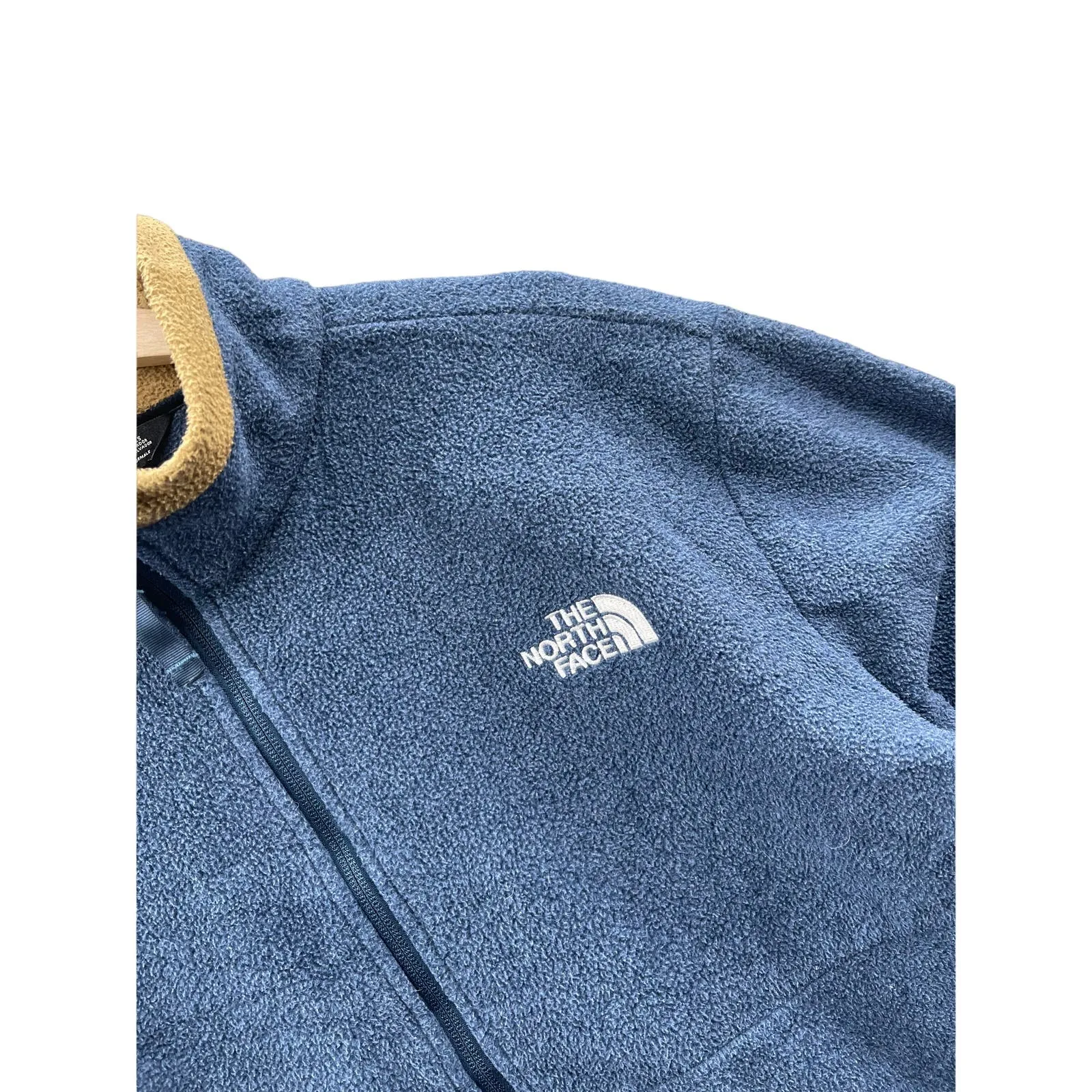 Vintage The North Face Men's Two-Tone 1/4 Zip Fleece Jacket