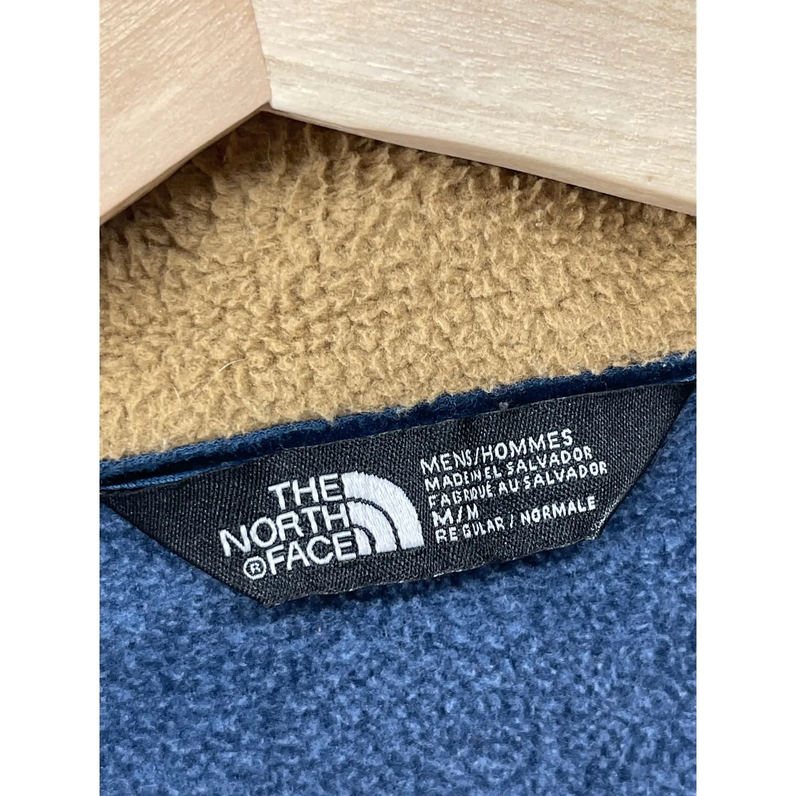 Vintage The North Face Men's Two-Tone 1/4 Zip Fleece Jacket