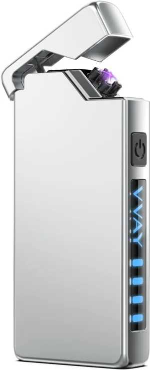 VVAY Electric Lighter USB C Rechargeable, Windproof Flameless Lighter