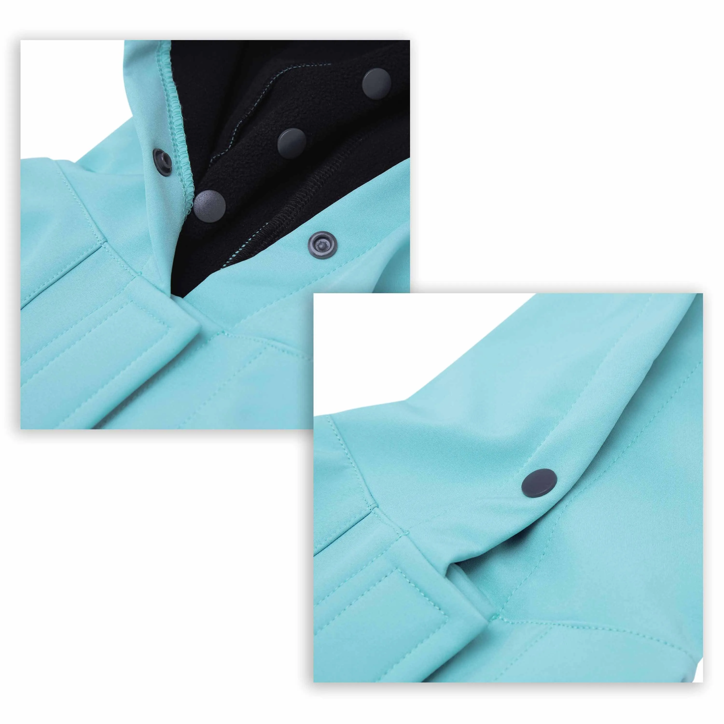 Waterproof Dog Softshell Jacket Hooded Raincoat Windbreakers