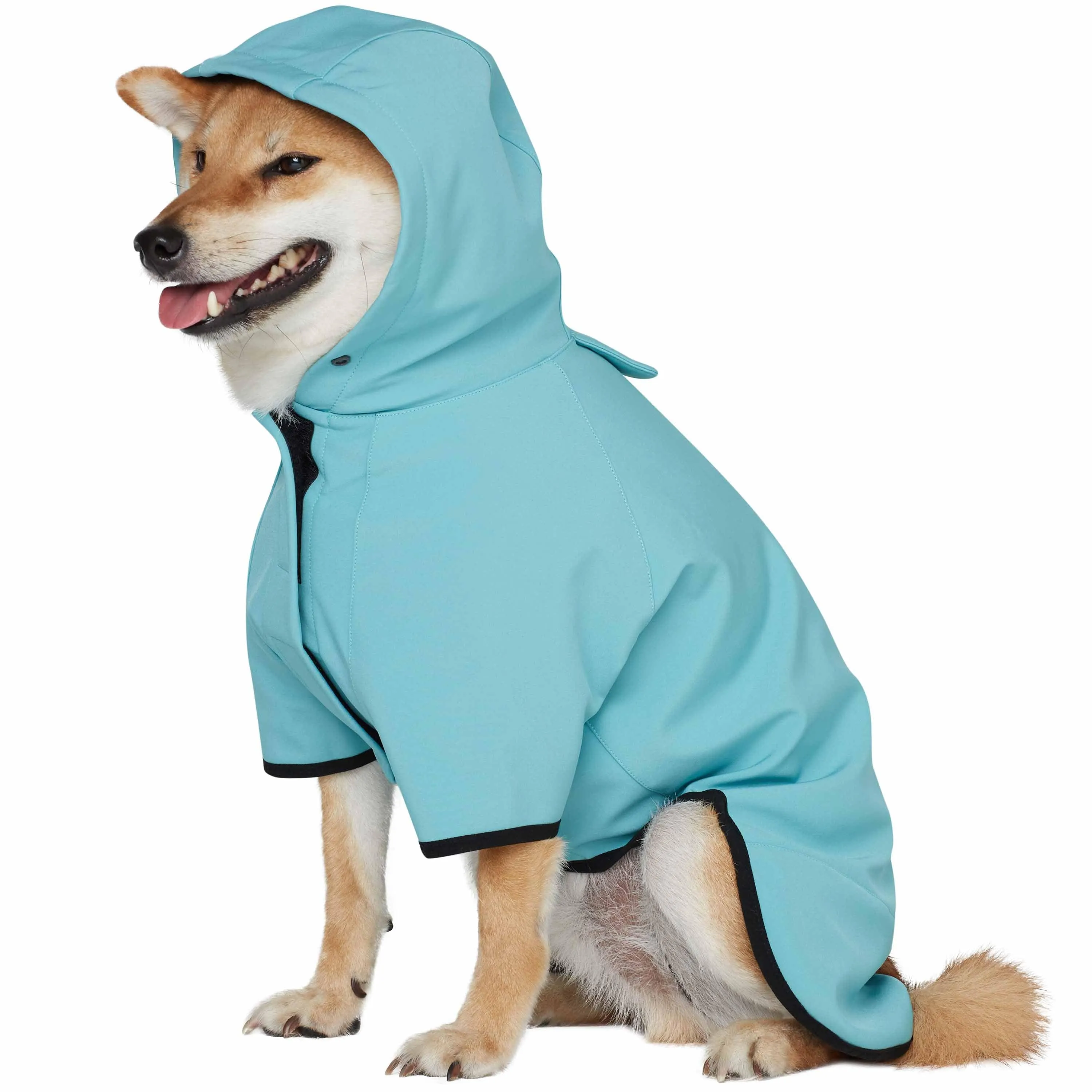 Waterproof Dog Softshell Jacket Hooded Raincoat Windbreakers