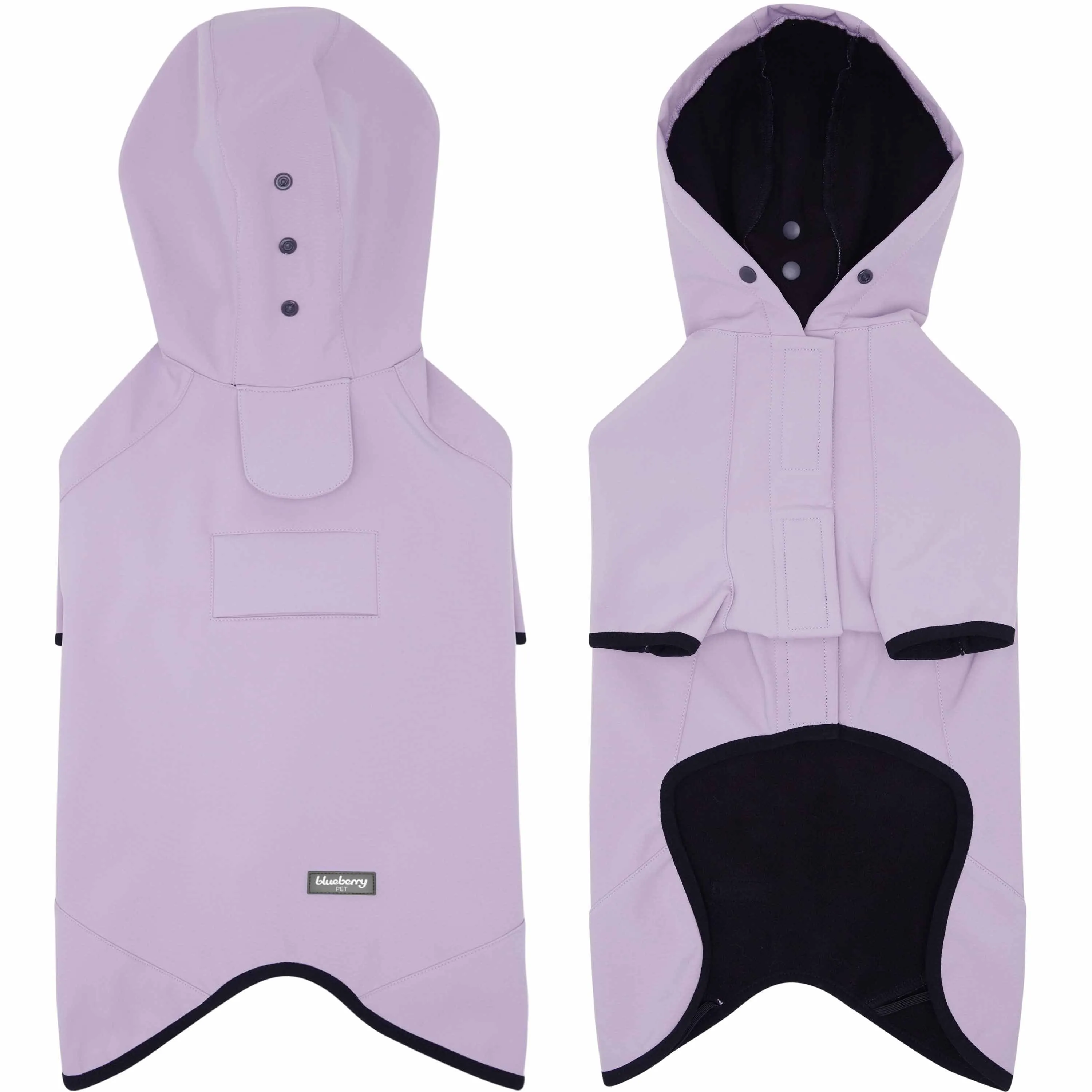 Waterproof Dog Softshell Jacket Hooded Raincoat Windbreakers