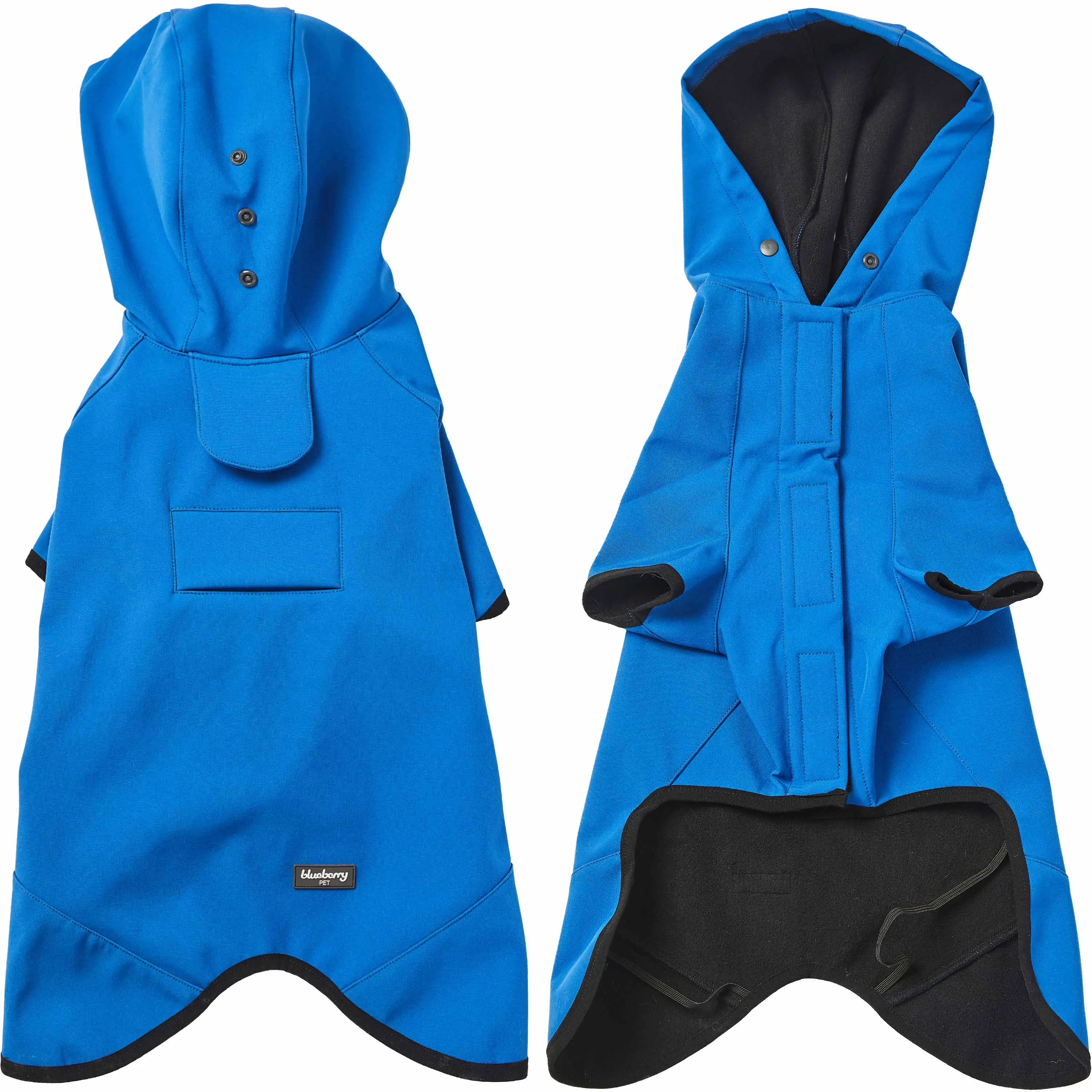 Waterproof Dog Softshell Jacket Hooded Raincoat Windbreakers