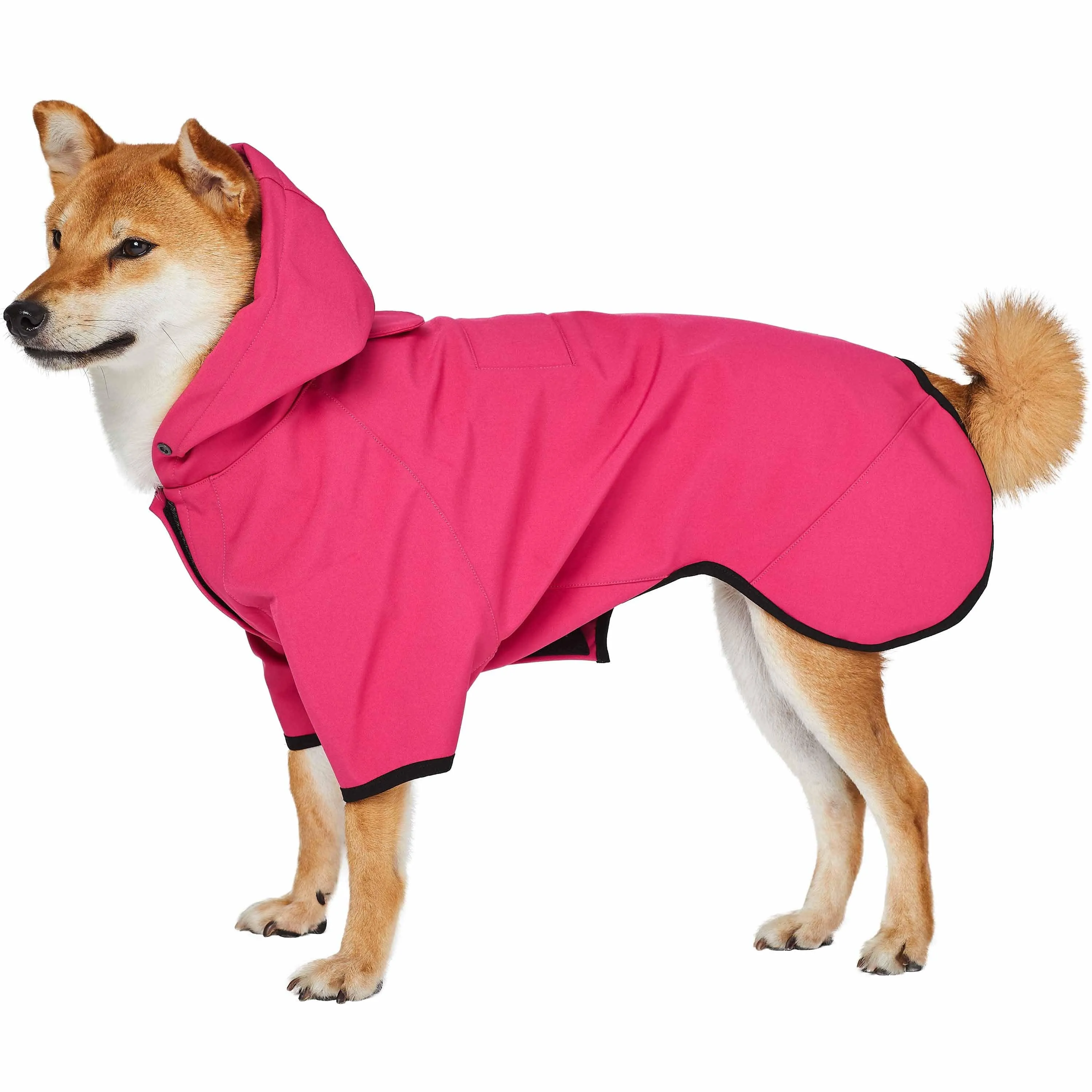 Waterproof Dog Softshell Jacket Hooded Raincoat Windbreakers