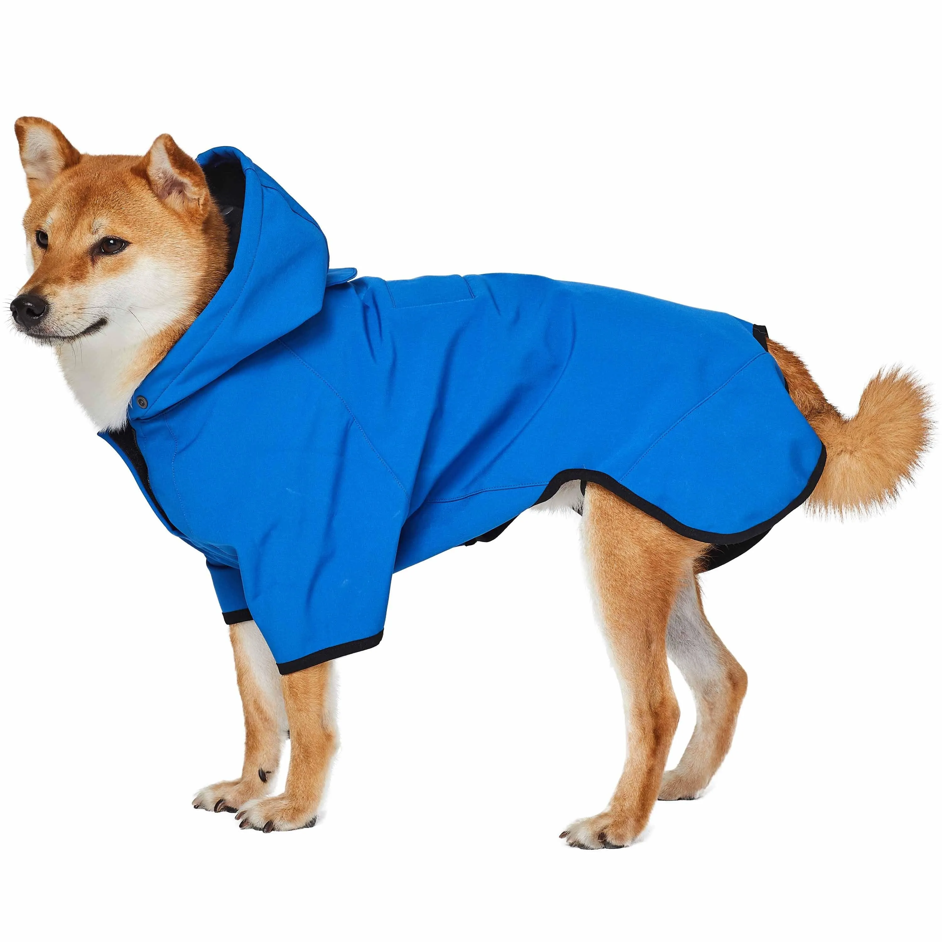 Waterproof Dog Softshell Jacket Hooded Raincoat Windbreakers