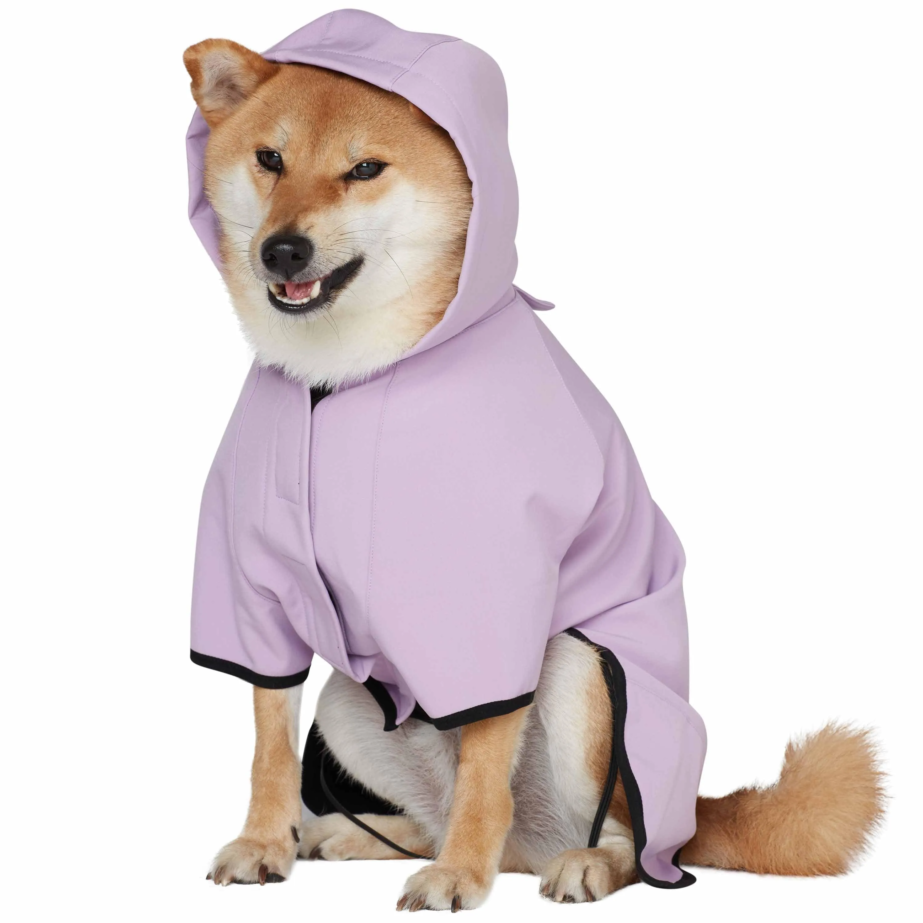 Waterproof Dog Softshell Jacket Hooded Raincoat Windbreakers
