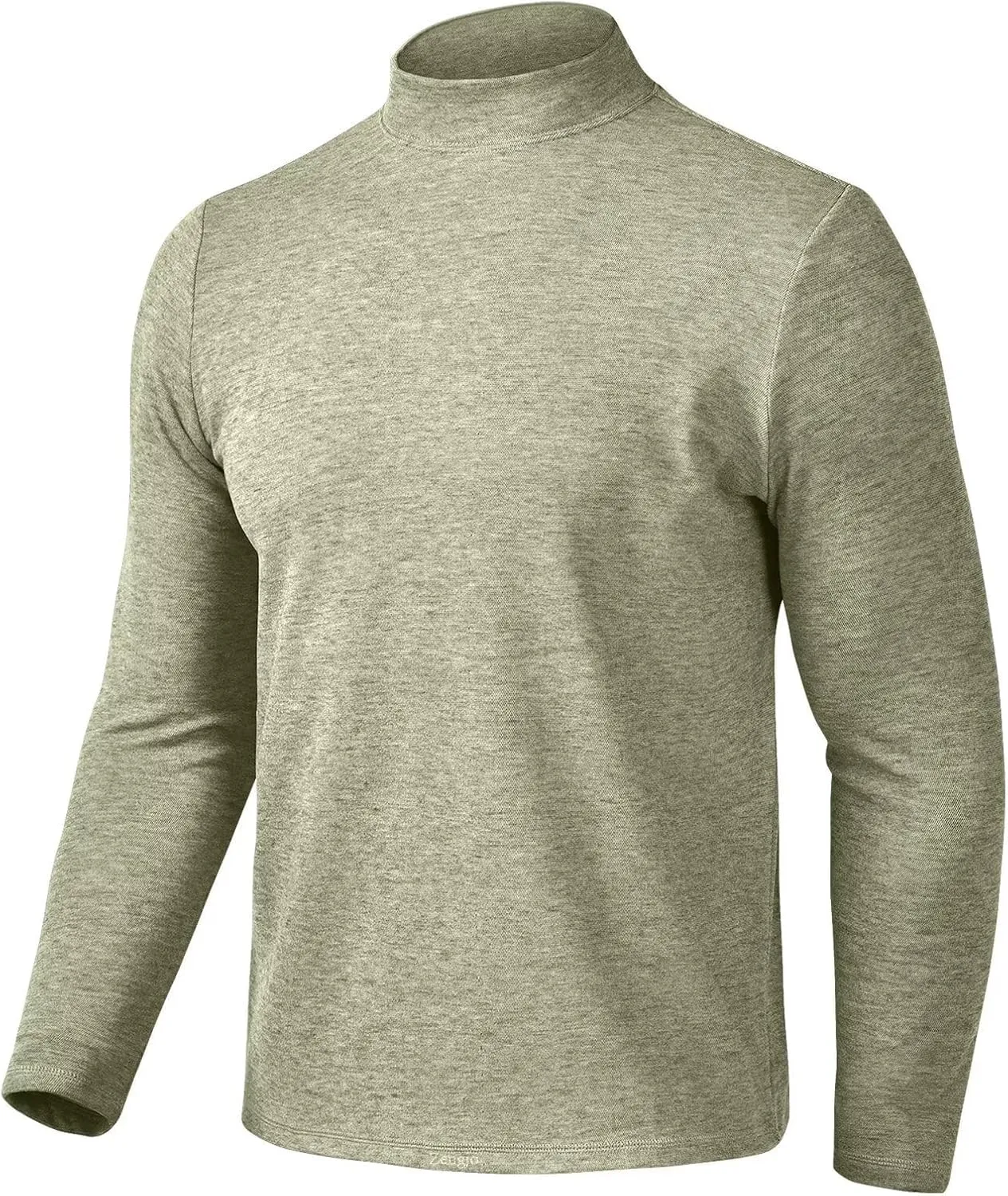 Zengjo Mock Turtleneck Thermal Undershirt Mens Long Sleeve Baselayer Shirts